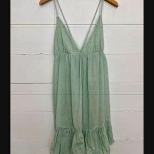 Jens Pirate booty- Silver mini dress (turquoise)